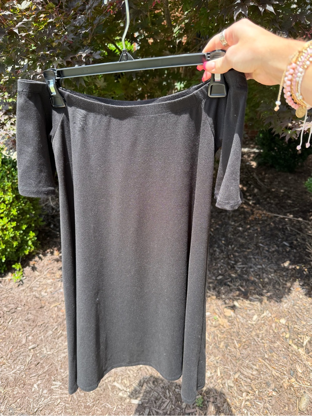 Off-Shoulder Black Mini Dress — Timeless Women's Party Dress